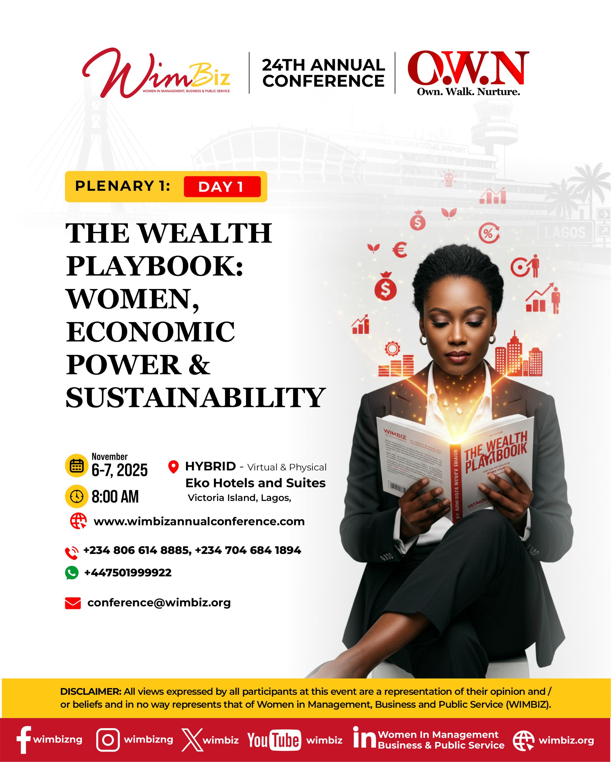 THE WEALTH PLAYBOOK: WOMEN, ECONOMIC POWER & SUSTAINABILITY