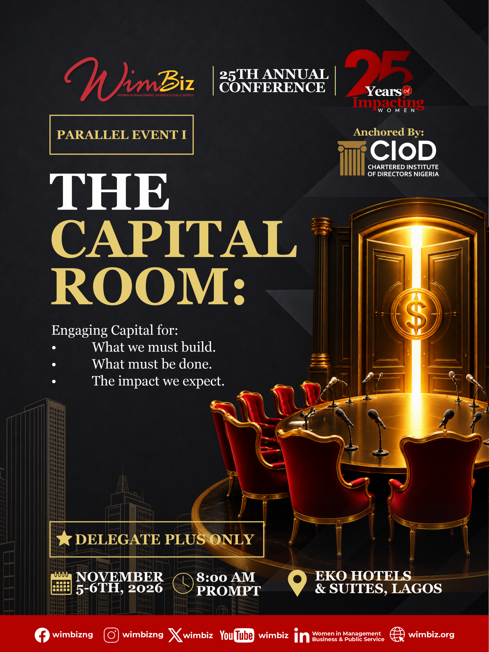 THE CAPITAL ROOM: GETTING SEEN, GETTING FUNDED, GETTING TO SCALE
