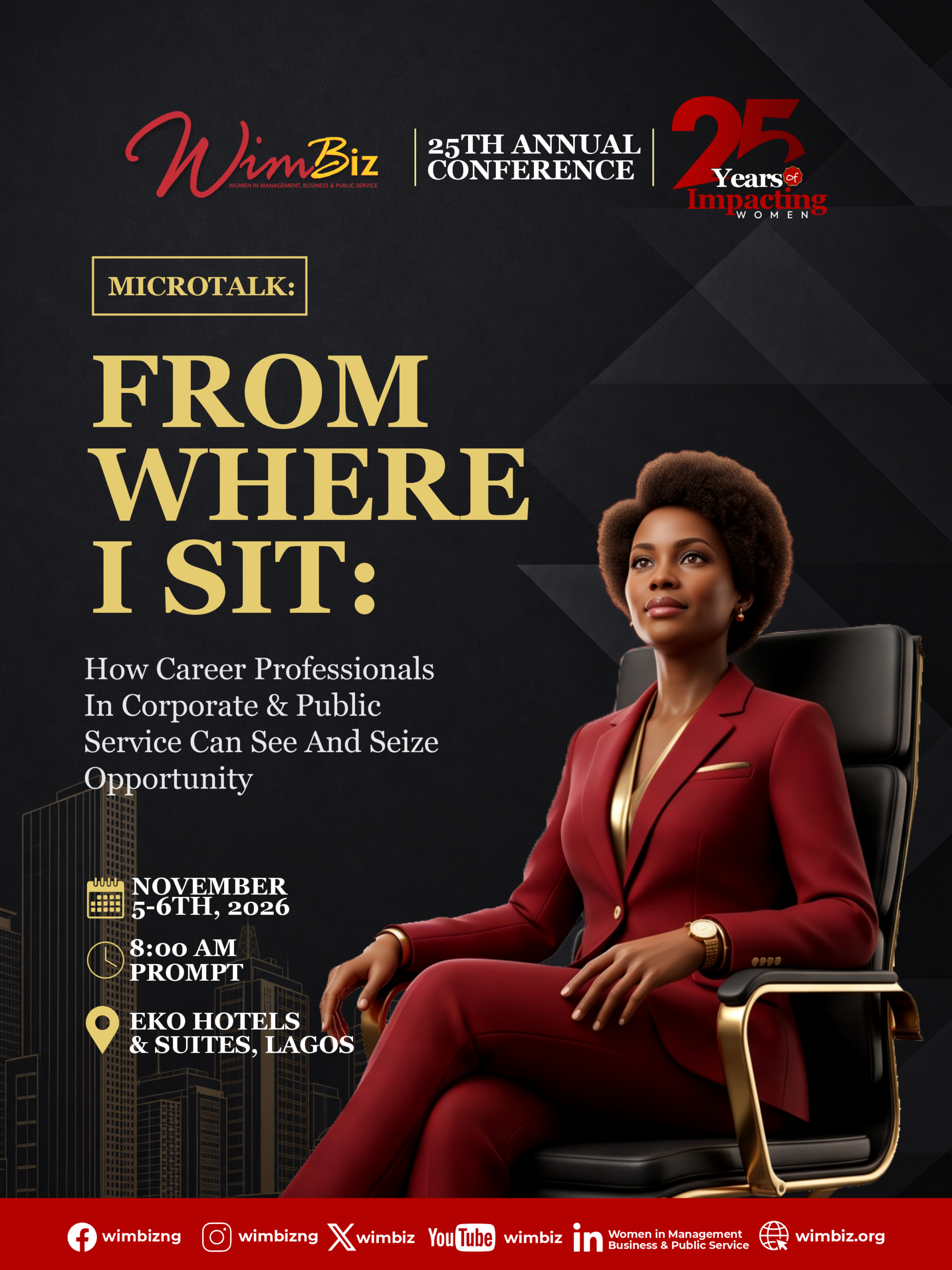 FROM WHERE I SIT: HOW CAREER PROFESSIONALS IN CORPORATE & PUBLIC SERVICE CAN SEE AND SEIZE OPPORTUNITY